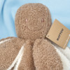 Poulpe NATTOU  doudou hochet marron moka