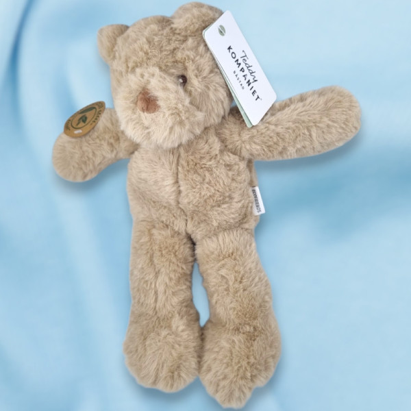 SOS doudou ours Teddy Kompaniet peluche 30 cm beige