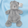 SOS doudou ours plat gris 25 cm