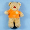 Doudou Ours TEX BABY beige pull orange