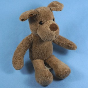 Chien SYSTEME U doudou marron