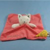 Chat OBAIBI doudou carré plat rose