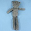 Chat BOUT'CHOU doudou gris étoile