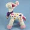 Girafe ORCHESTRA doudou blanc et rose