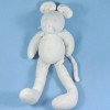 Souris blanche MOULIN ROTY doudou 31 cm