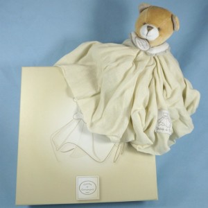 Ours DOUDOU ET COMPAGNIE L'Ange beige lin GM