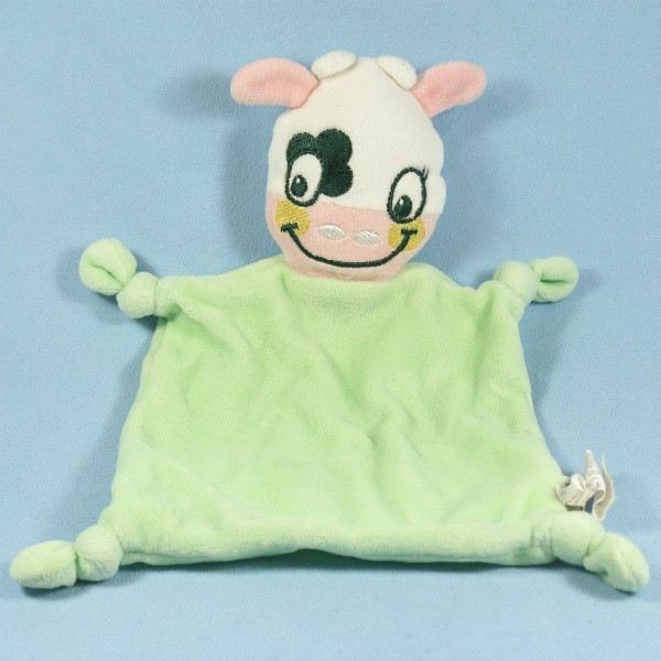 Vache SIPLEC doudou plat vert