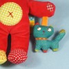Ours NICOTOY doudou rouge NEUF