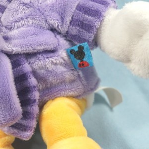 Daisy NICOTOY Disney doudou en peignoir violet 