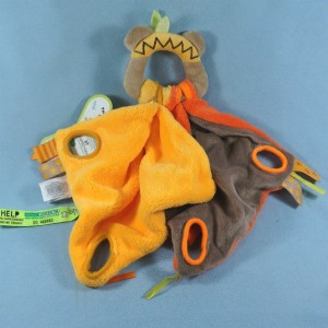 Tatoo poignée ours orange mandarine DOUDOU ET COMPAGNIE Doudou  NEUF