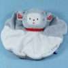 robot cosmonaute SUCRE D'ORGE doudou rond plat gris