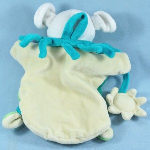Souris DOUDOU ET COMPAGNIE marionnette verte