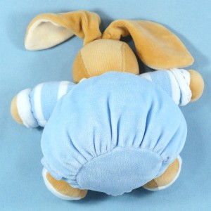 Lapin KALOO doudou boule bleu blue