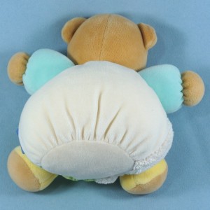Ours KALOO doudou boule rose vert ballons