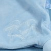 Ours KALOO doudou plat bleu enfants brodés