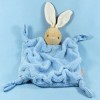 Lapin KALOO doudou plume bleu