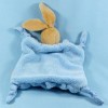 Lapin KALOO doudou plume bleu