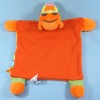 Tigrou DISNEY NICOTOY doudou carré plat orange et jaune libellule