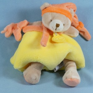 Ours DOUDOU ET COMPAGNIE Les Animaux Graffitis Jaune