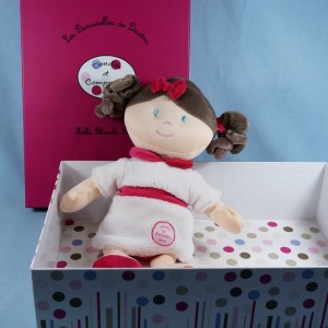 Poupée DOUDOU ET COMPAGNIE Les Demoiselles de Doudou Melle Blanche Rose
