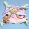 Lapin Lila DOUDOU ET COMPAGNIE carré plat rose