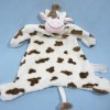 Vache BRIOCHE doudou blanc et beige NEUF