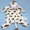 Vache BRIOCHE doudou blanc et beige NEUF