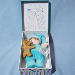 Mon Poupon Mignon DOUDOU ET COMPAGNIE bleu turquoise