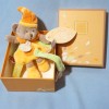 Ours DOUDOU ET COMPAGNIE Support tétine Jaune