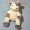 Vache HISTOIRE D'OURS doudou gris et blanc
