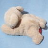 Ours TEX CARREFOUR doudou beige allongé