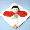 Coccinelle DOUDOU ET COMPAGNIE rouge, noir et orange