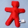 Bonhomme OBAIBI OKAIDI doudou rouge