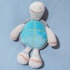 Tortue OBAIBI OKAIDI doudou gris et bleu