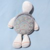 Tortue OBAIBI OKAIDI doudou gris et bleu