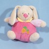 Lapin MAXITA doudou boule rose carottes