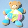 Ours KALOO doudou boule patchwork multicolore 123