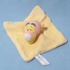 Tigrou DISNEY NICOTOY doudou carré plat orange