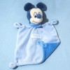 Mickey DISNEY Baby sos doudou carré plat bleu