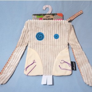 Lapin "Lapinos" DEGLINGOS maxi doudou beige