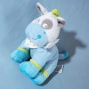 Ane MOTS D'ENFANTS doudou peluche bleu