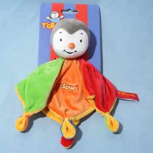 Tchoupi NICOTOY doudou carré plat
