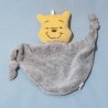 Winnie DISNEY doudou triangle plat gris