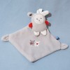Lapin SUCRE D'ORGE doudou plat gris guitare