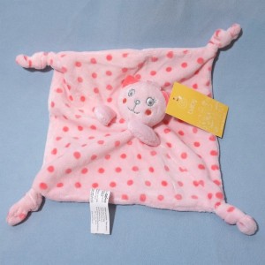Chat GEMO sos doudou carré plat rose