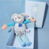 Lapin DOUDOU ET COMPAGNIE Collection Les Choupidoux marron et bleu