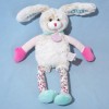 Lapin DOUDOU ET COMPAGNIE Collection Les Choupidoux beige et rose