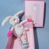 Lapin DOUDOU ET COMPAGNIE Collection Les Choupidoux beige et rose