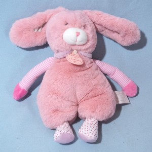 Lapin DOUDOU ET COMPAGNIE Collection Les Choupidoux rose