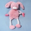 Lapin DOUDOU ET COMPAGNIE Collection Les Choupidoux rose GM
